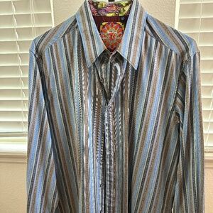 Robert Graham Striped Long Sleeve Shirt